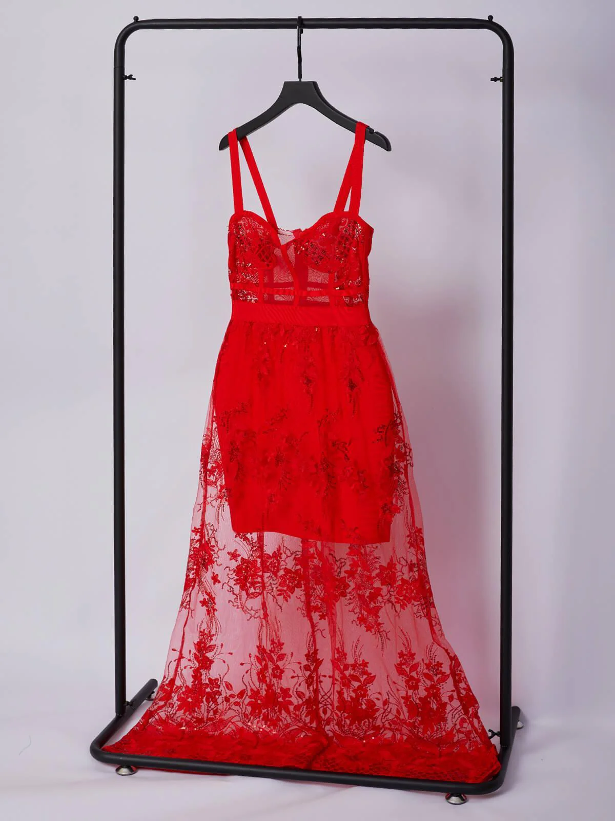 Amirah Maxi Dress In Red - Image 7
