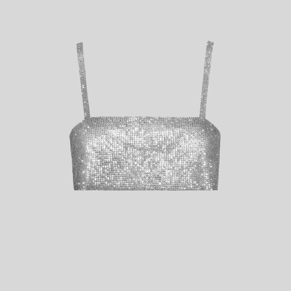 Gala Diamond Sparkle Chainmail Top - Image 10