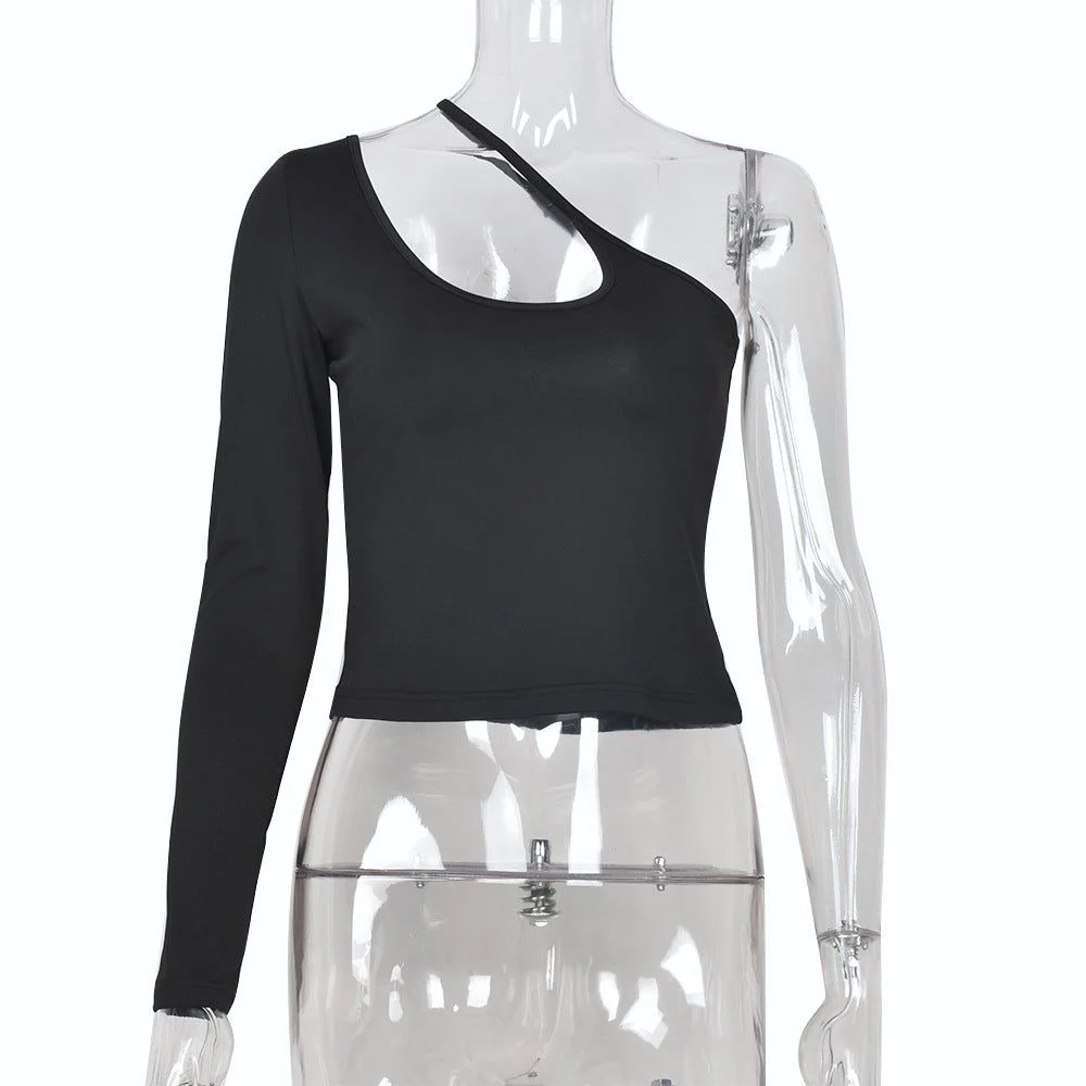 Infatuation Asymmetric One Shoulder Top - Image 5