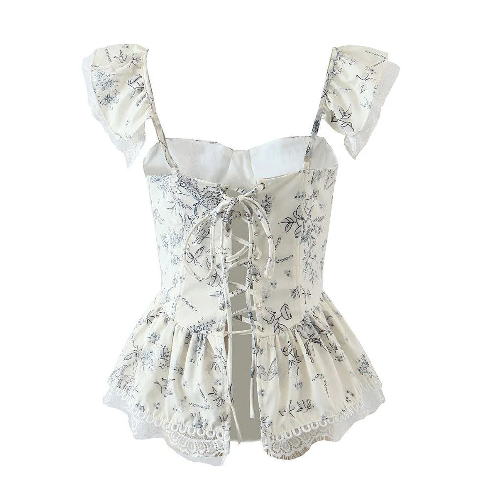 Italia Corset Lace Up Top - Image 4