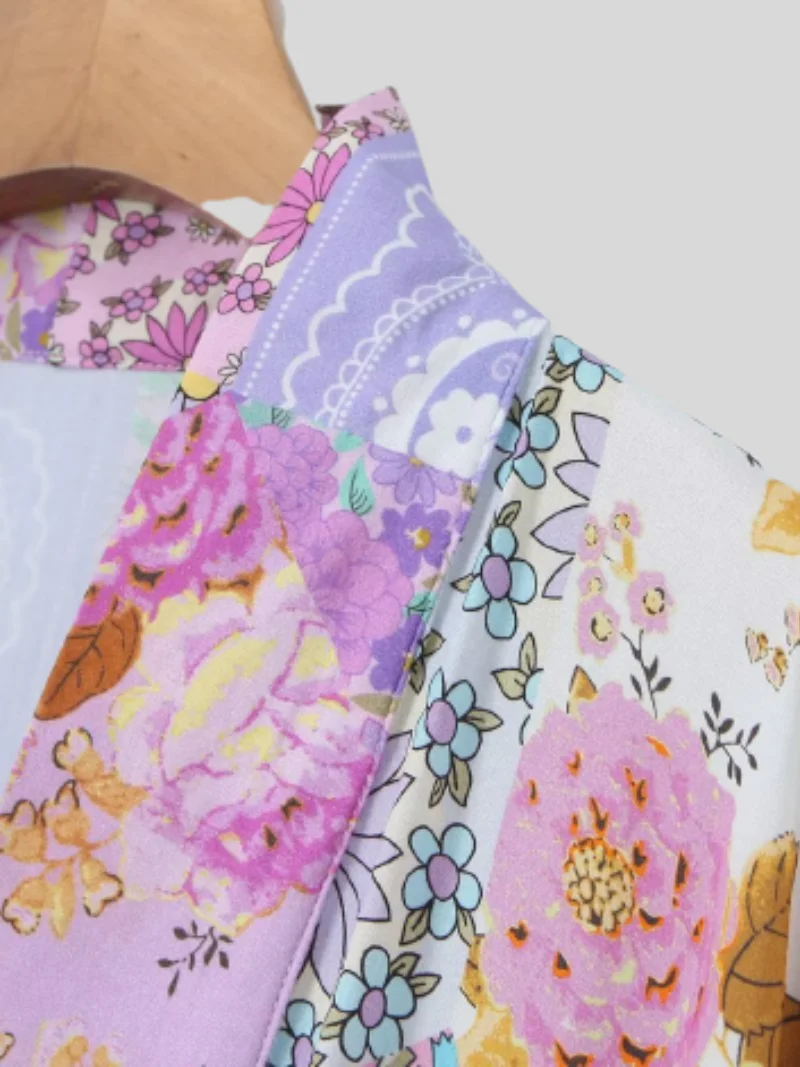 Light Up Your World Loose Short Sleeves Kimono - Image 4