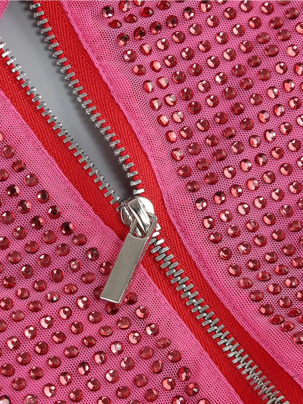 LINNE Cutout Top & Skirt Set in Pink - Image 11