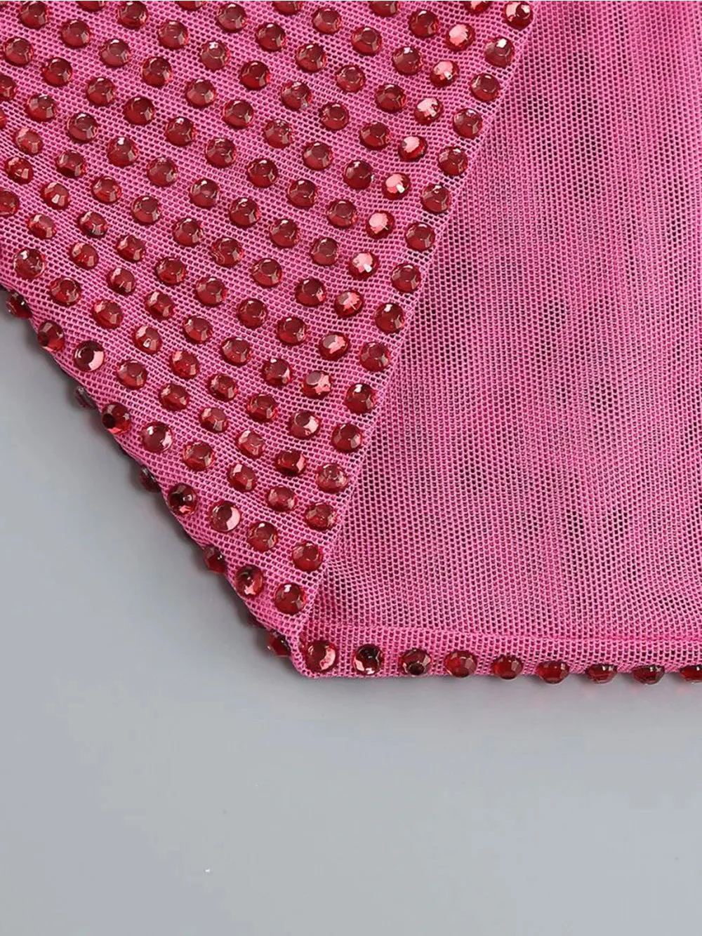 LINNE Cutout Top & Skirt Set in Pink - Image 15