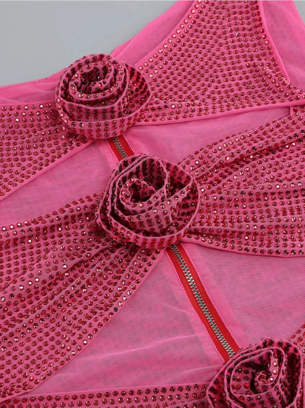 LINNE Cutout Top & Skirt Set in Pink - Image 7