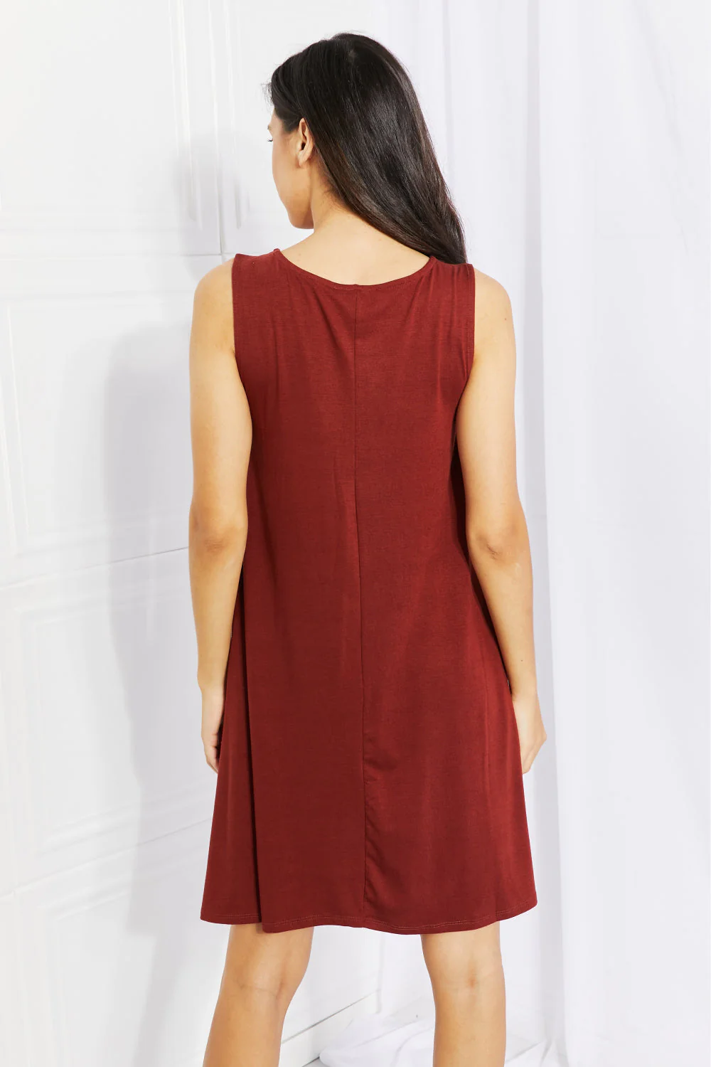 Zenana Swing into Spring Full SIze Sleeveless Dress - Image 5