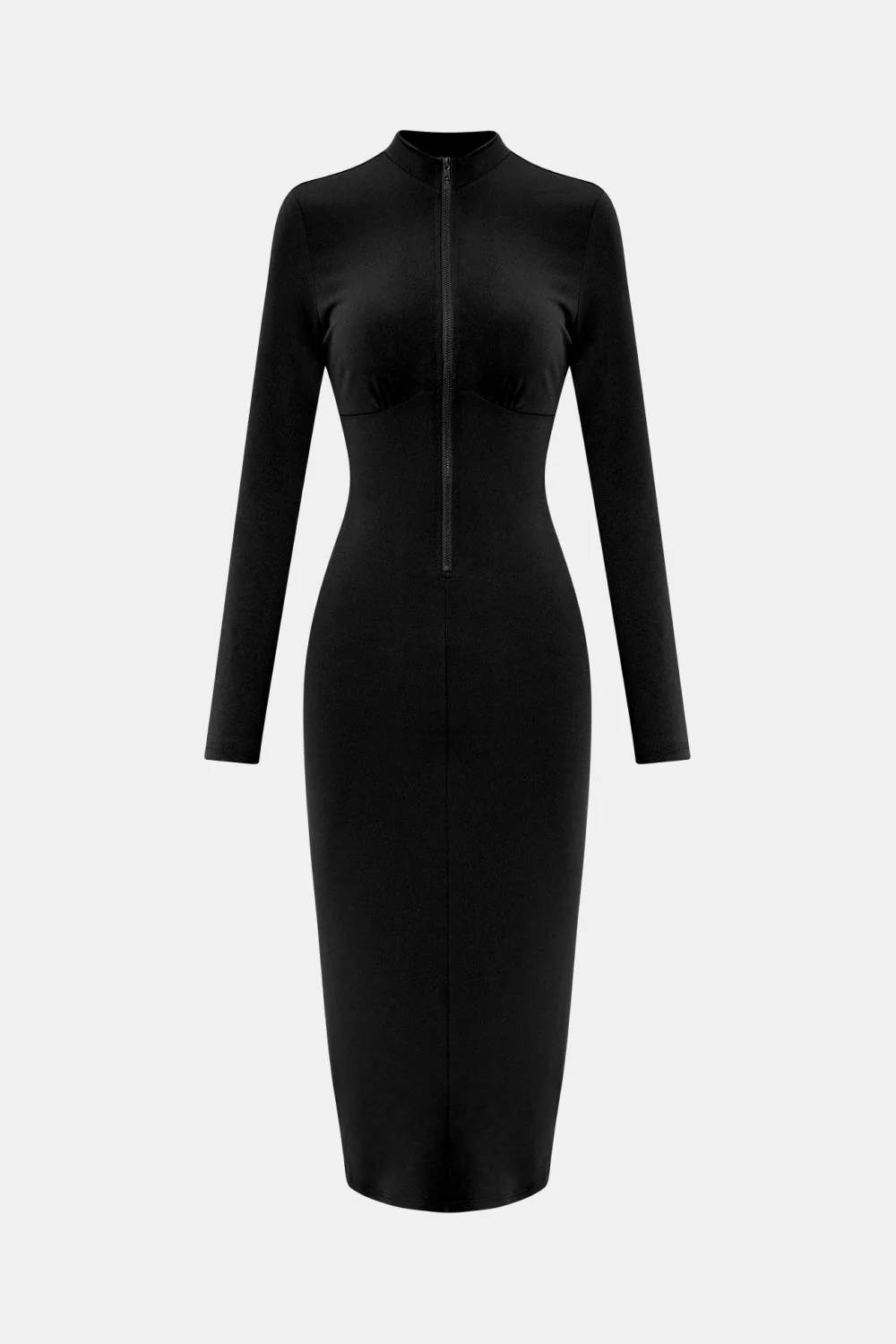 Zip Up Cutout Drawstring Detail Dress - Image 11