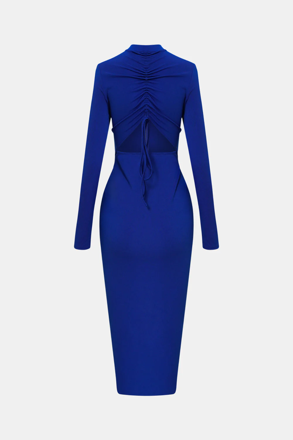 Zip Up Cutout Drawstring Detail Dress - Image 15